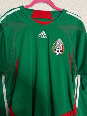 Adidas Mexico National Team Vintage 2007-2008 Home Soccer Jersey Rare size Large